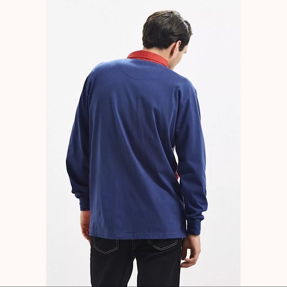 UO PLAYSTATION Men’s Colorblocked Rugby Shirt - Picture 3 of 8